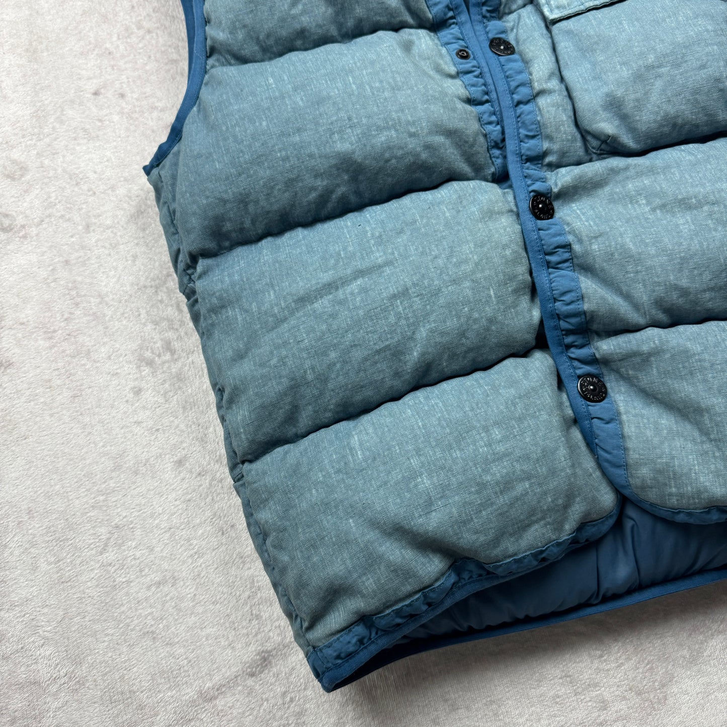 Stone Island Lino Resinato Down-TC Vest AW 2018