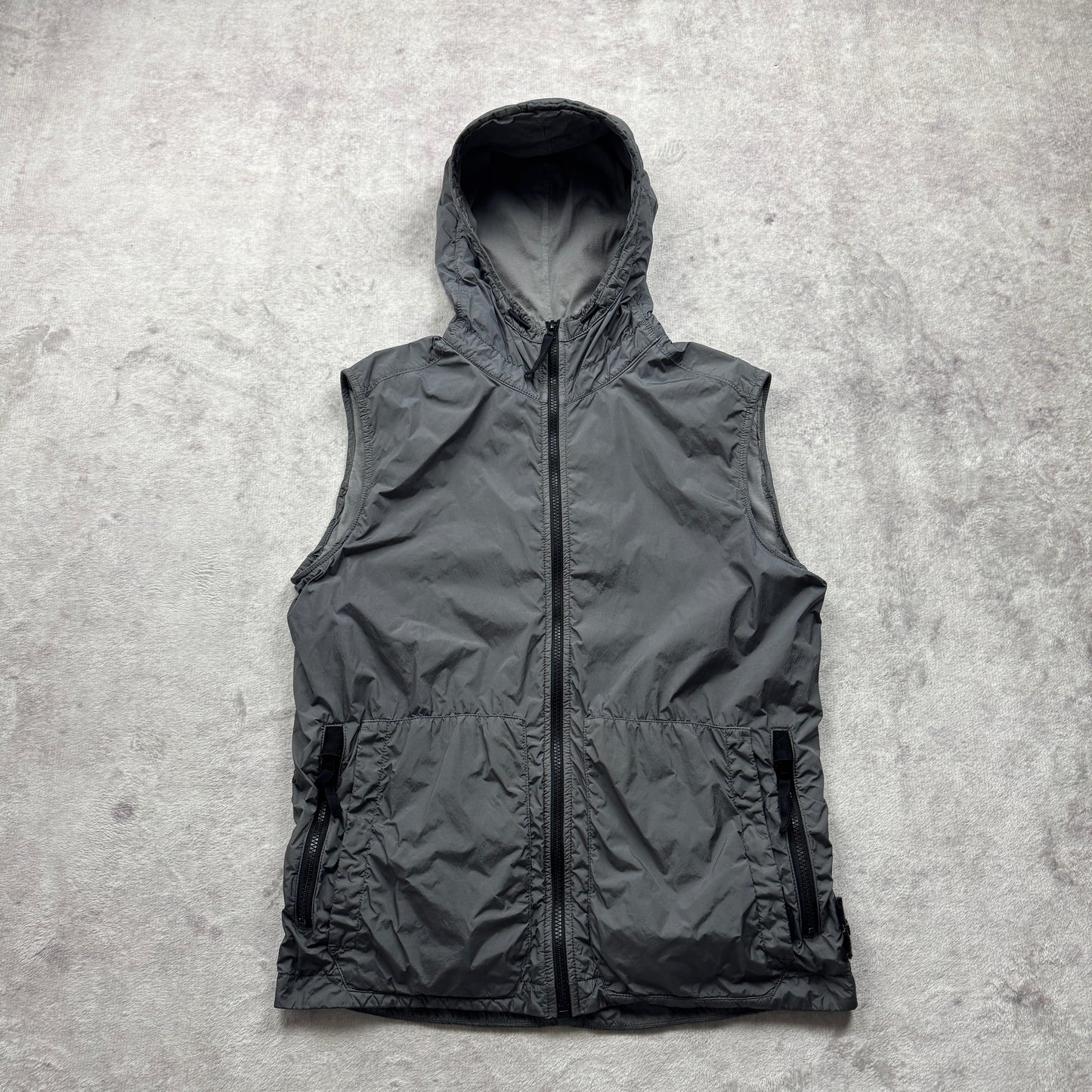 Stone Island Garment Dyed Crinkle Reps NY Vest SS 2020