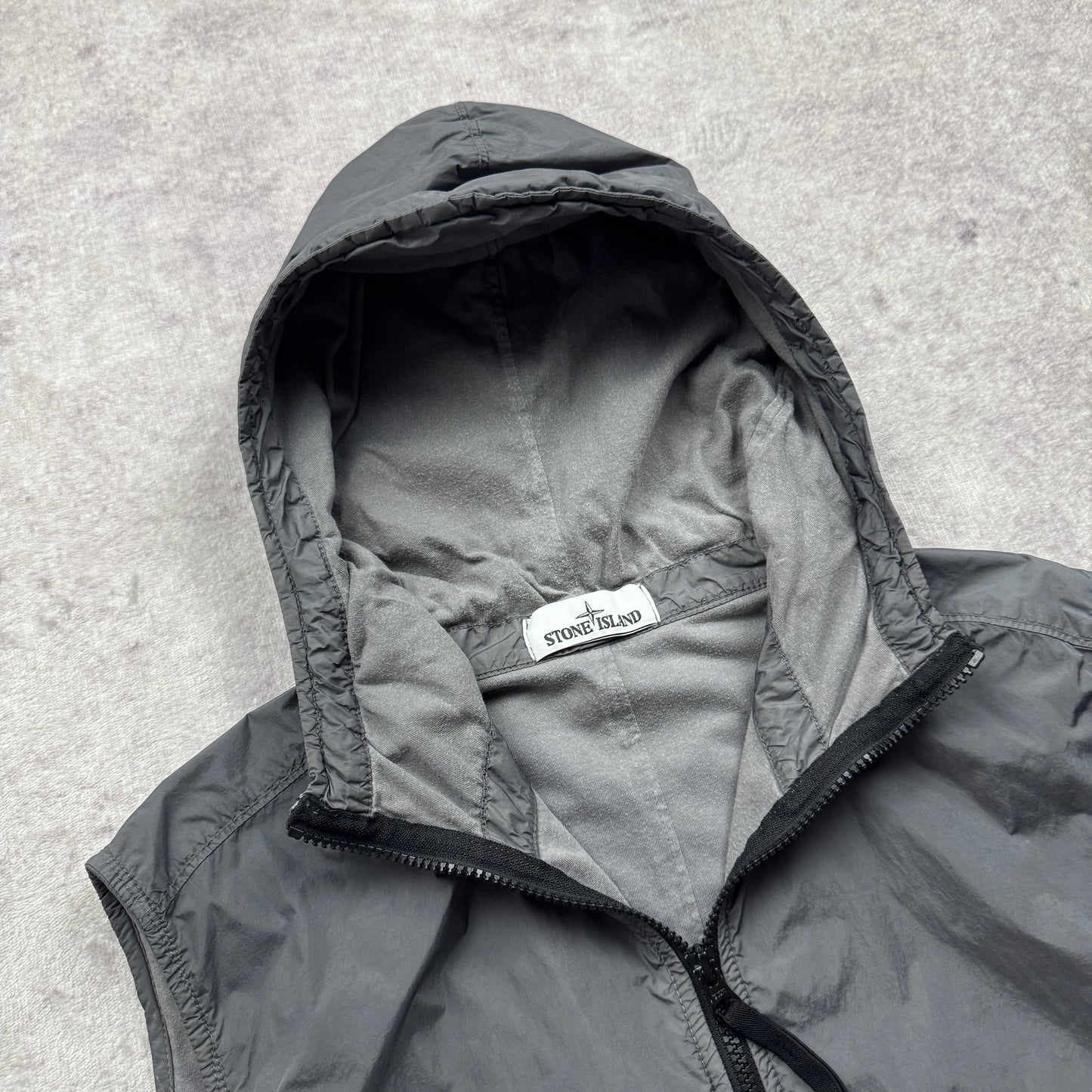 Stone Island Garment Dyed Crinkle Reps NY Vest SS 2020