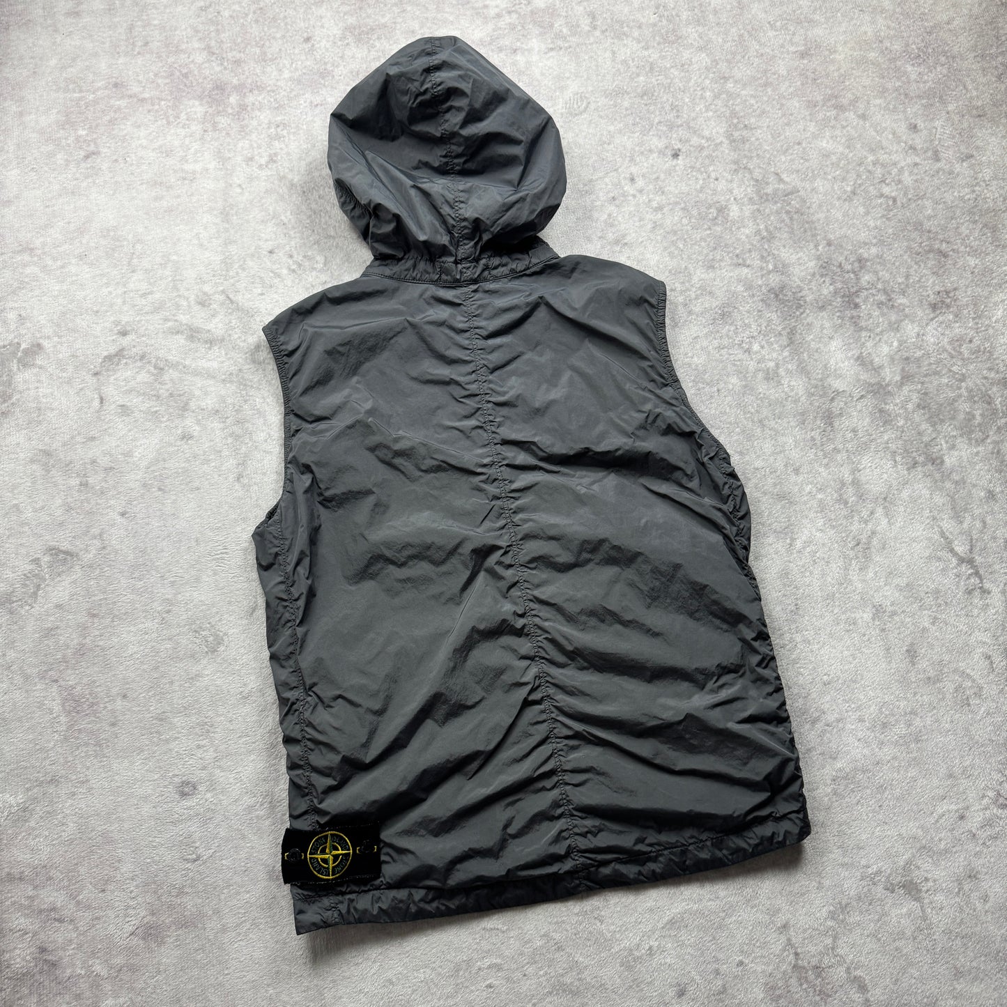 Stone Island Garment Dyed Crinkle Reps NY Vest SS 2020