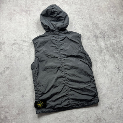 Stone Island Garment Dyed Crinkle Reps NY Vest SS 2020
