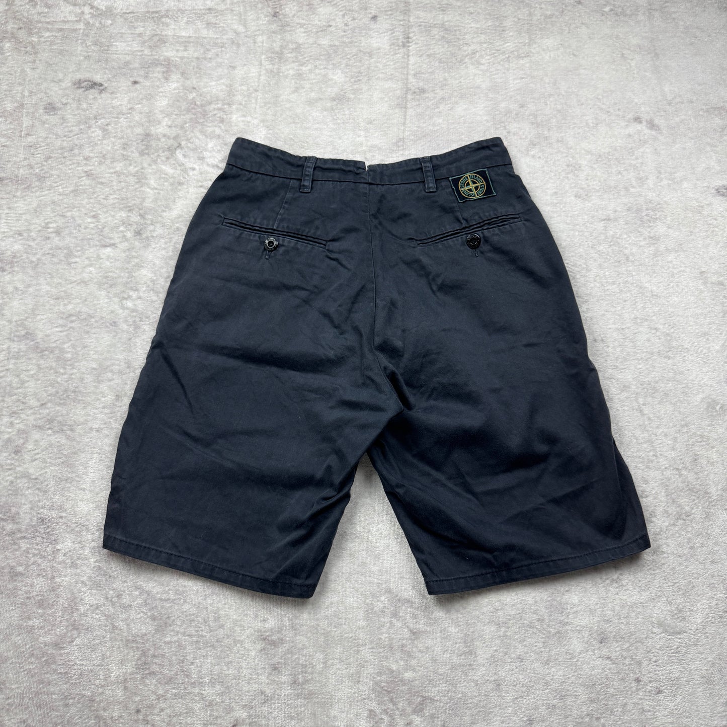 Stone Island Vintage 80’s Green Edge Shorts SS 1980's