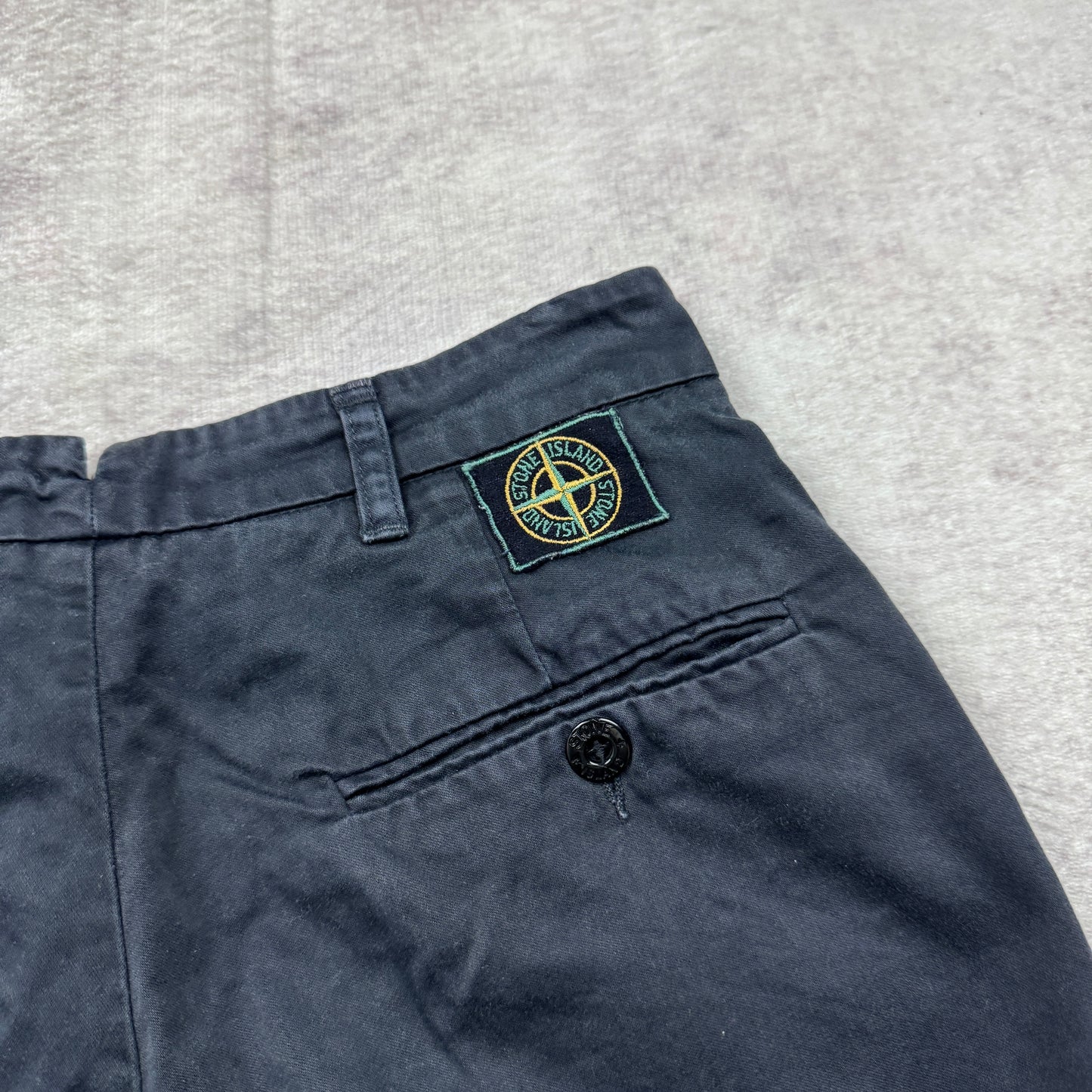Stone Island Vintage 80’s Green Edge Shorts SS 1980's