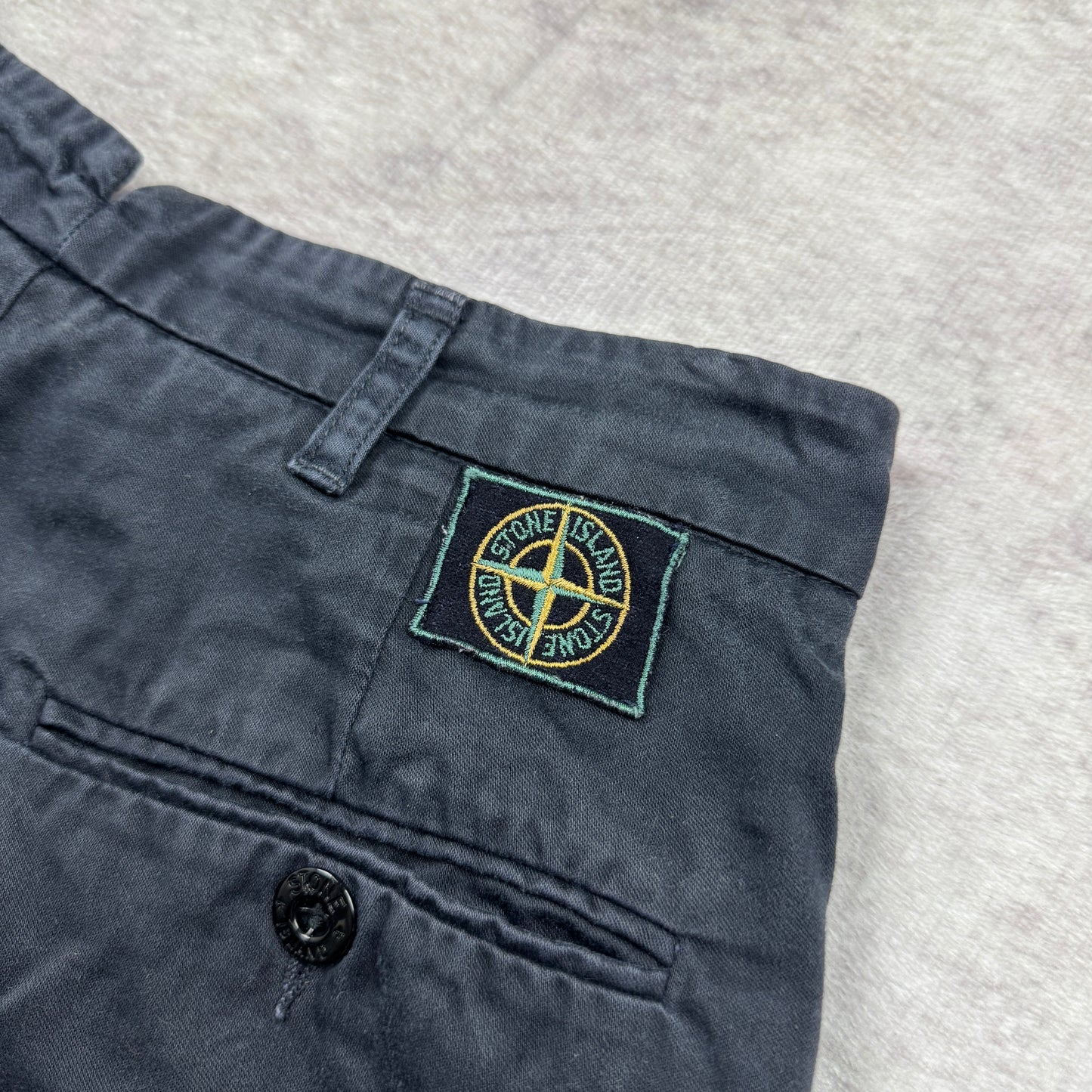 Stone Island Vintage 80’s Green Edge Shorts SS 1980's