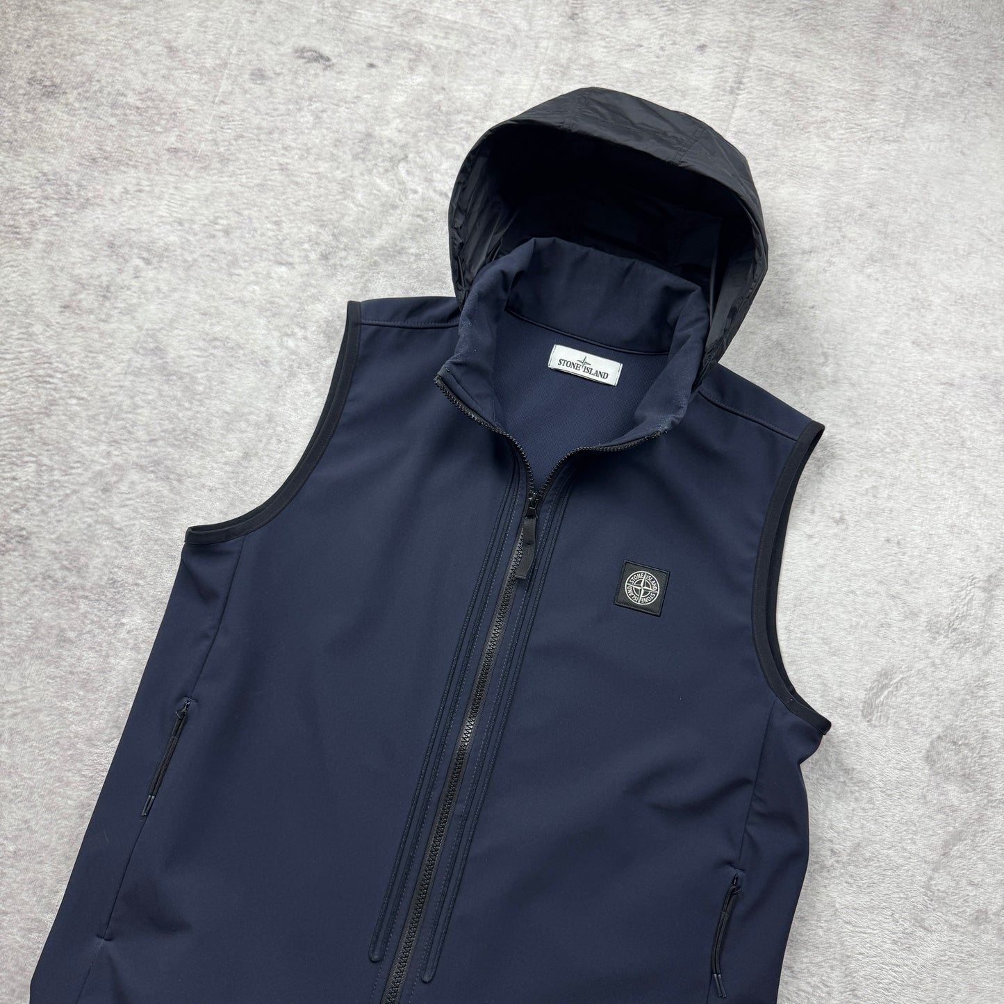 Stone Island Light Soft Shell-R e.dye Technology Vest SS 2022