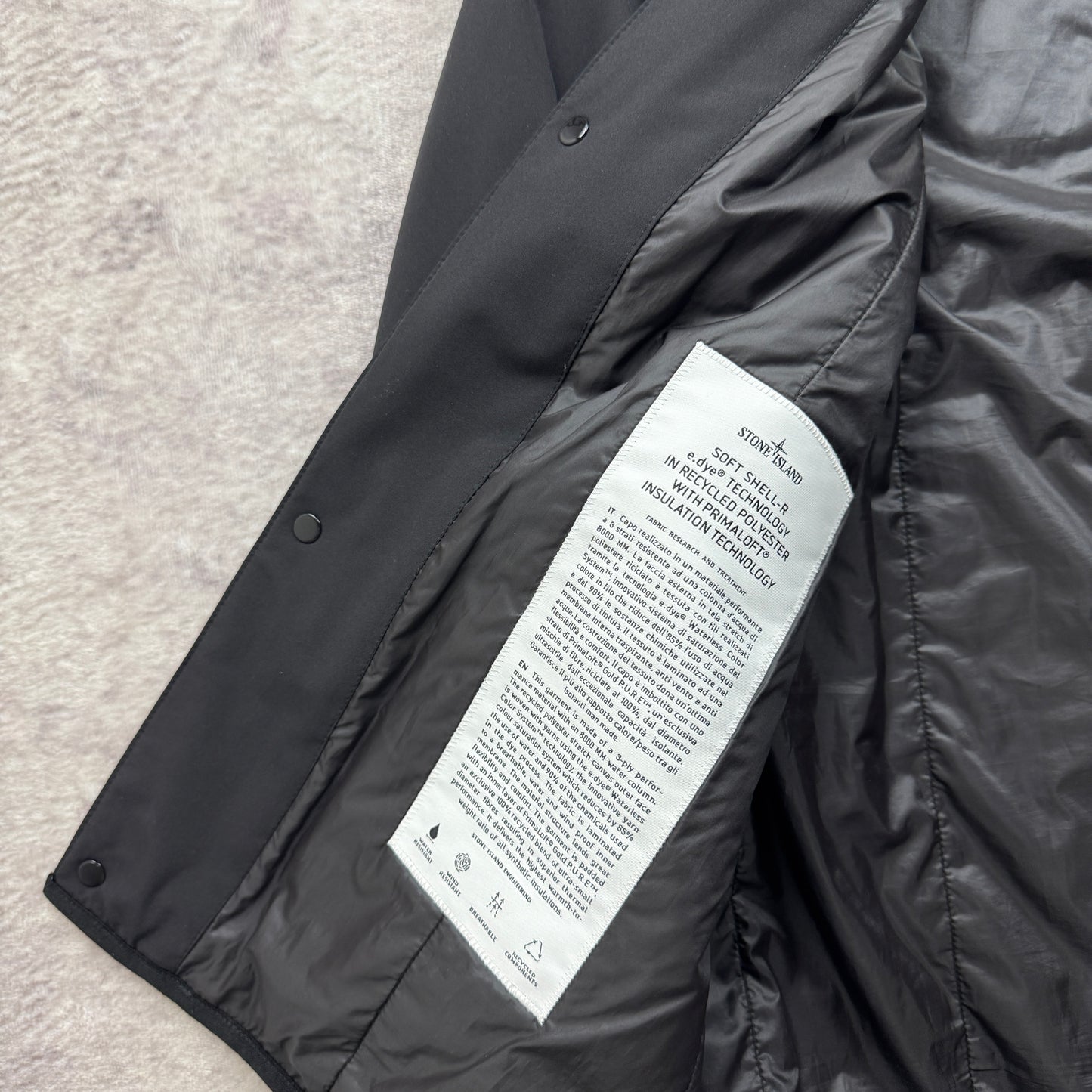 Stone Island Soft Shell-R E.Dye® Jacket With Primaloft Insulation AW 2023
