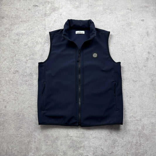 Stone Island Light Soft Shell-R e.dye Technology Vest SS 2022