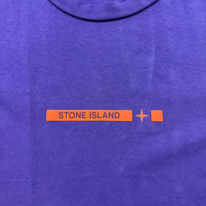 Stone Island Cotton Jersey Micro Graphics One Print T-Shirt SS 2022