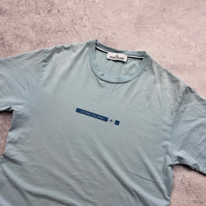 Stone Island Cotton Jersey Micro Graphics One Print T-Shirt SS 2022