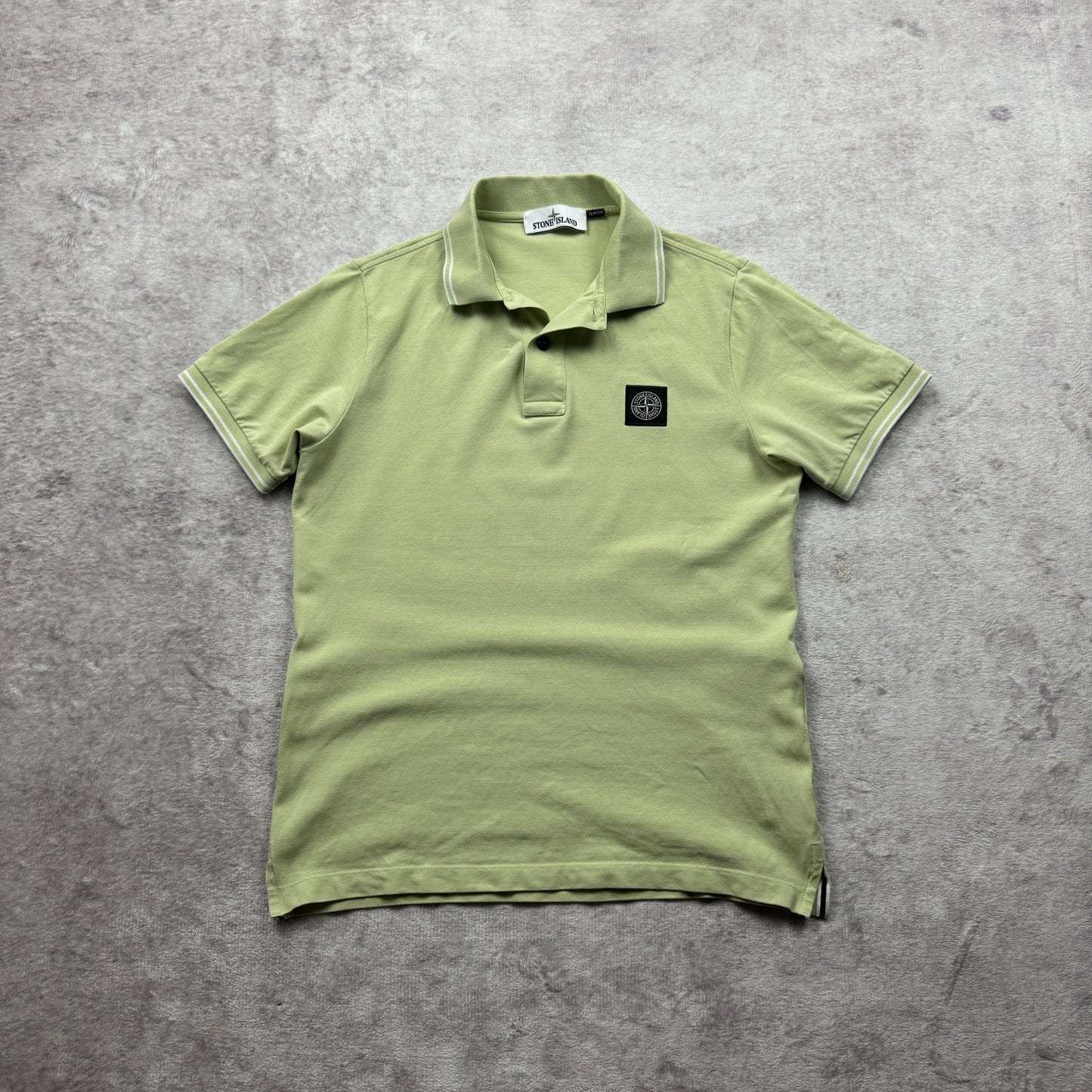 Stone Island Patch Tipped Polo Shirt SS 2018