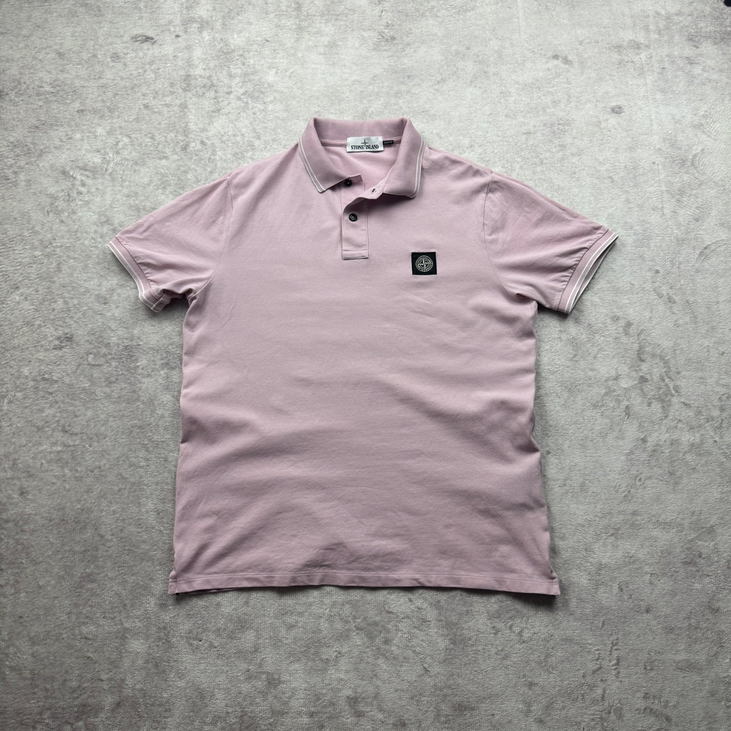 Stone Island Patch Tipped Polo Shirt SS 2018