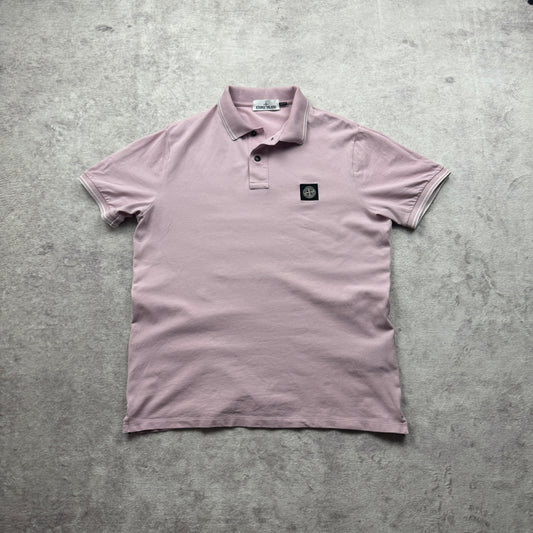 Stone Island Patch Tipped Polo Shirt SS 2018