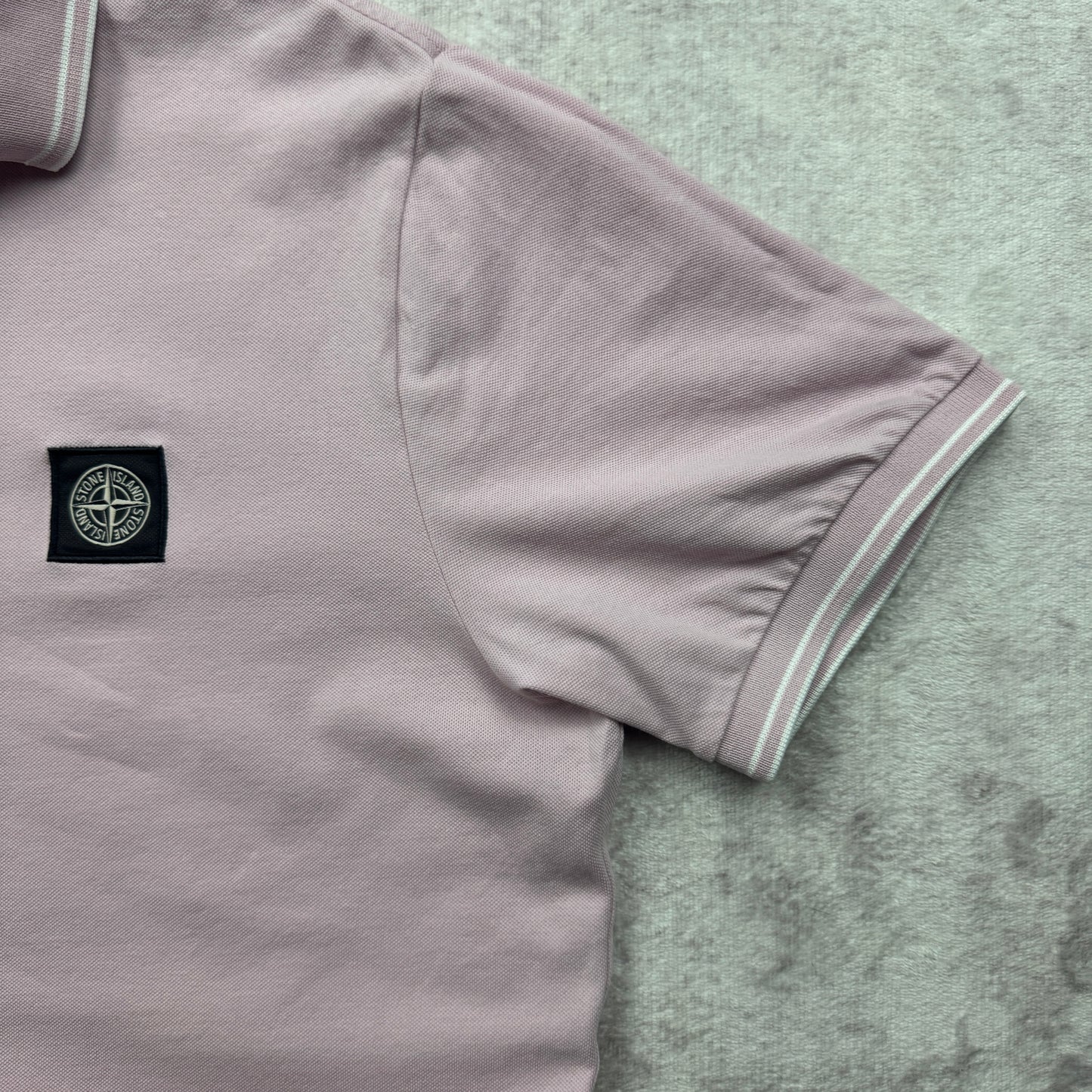 Stone Island Patch Tipped Polo Shirt SS 2018