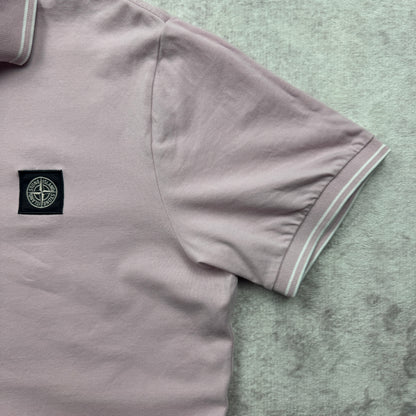Stone Island Patch Tipped Polo Shirt SS 2018