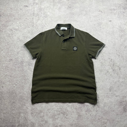 Stone Island Slim Fit Patch Polo Shirt AW 2023