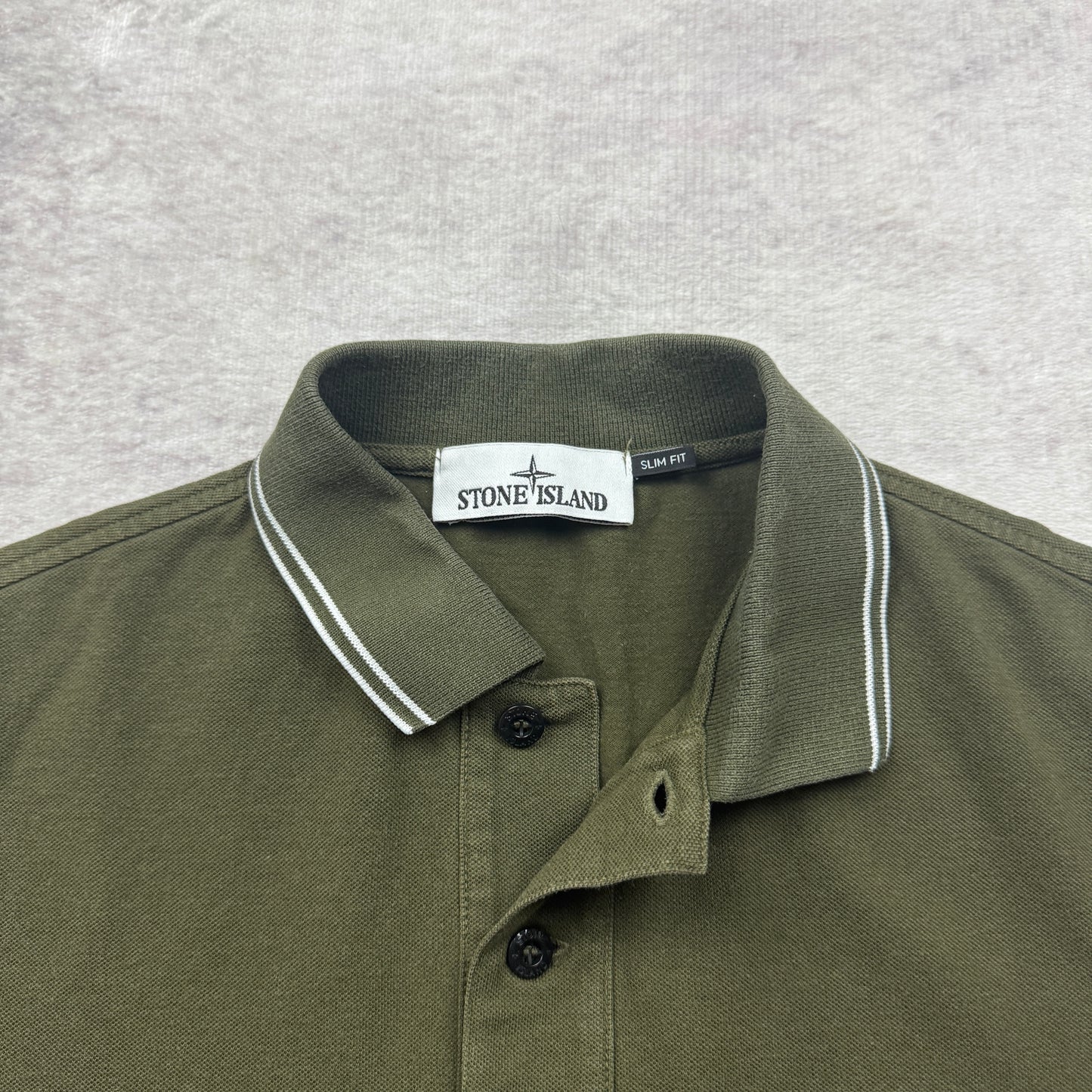 Stone Island Slim Fit Patch Polo Shirt AW 2023
