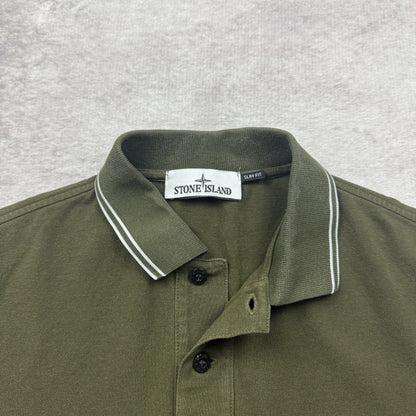 Stone Island Slim Fit Patch Polo Shirt AW 2023