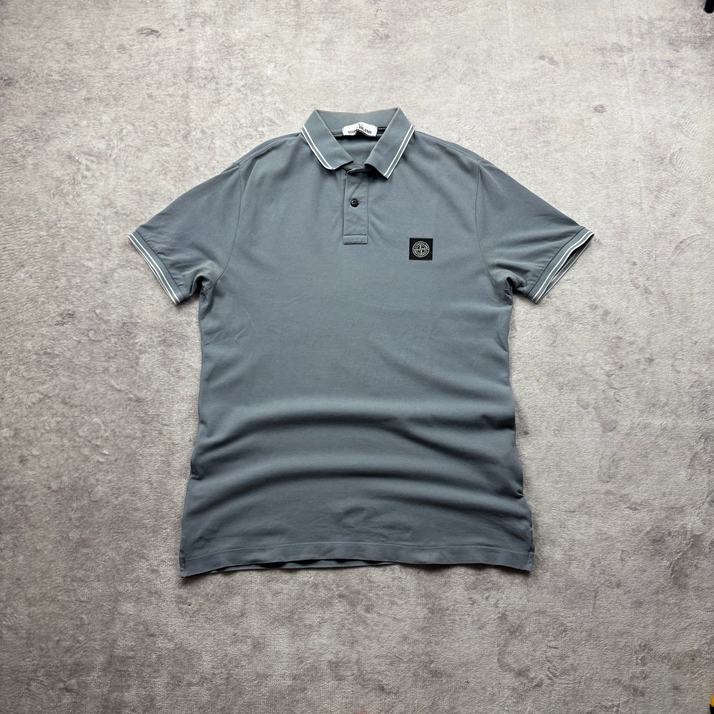 Stone Island Patch Tipped Polo Shirt SS 2018