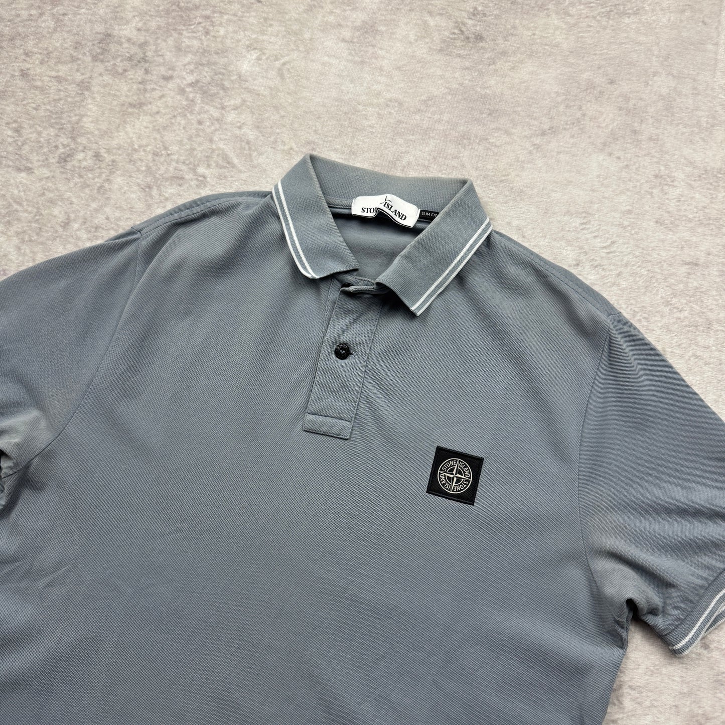 Stone Island Patch Tipped Polo Shirt SS 2018