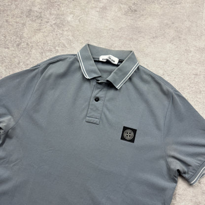 Stone Island Patch Tipped Polo Shirt SS 2018