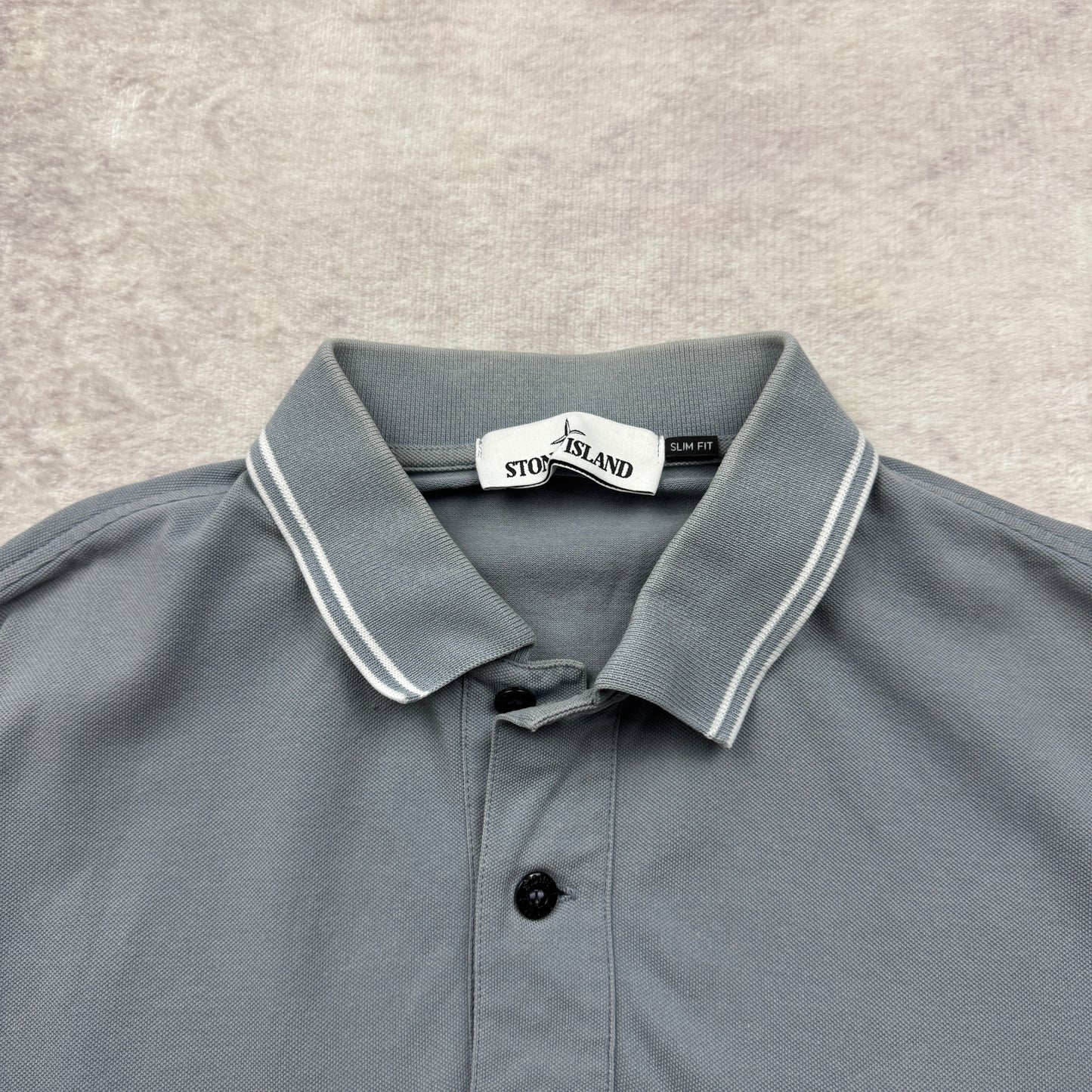 Stone Island Patch Tipped Polo Shirt SS 2018