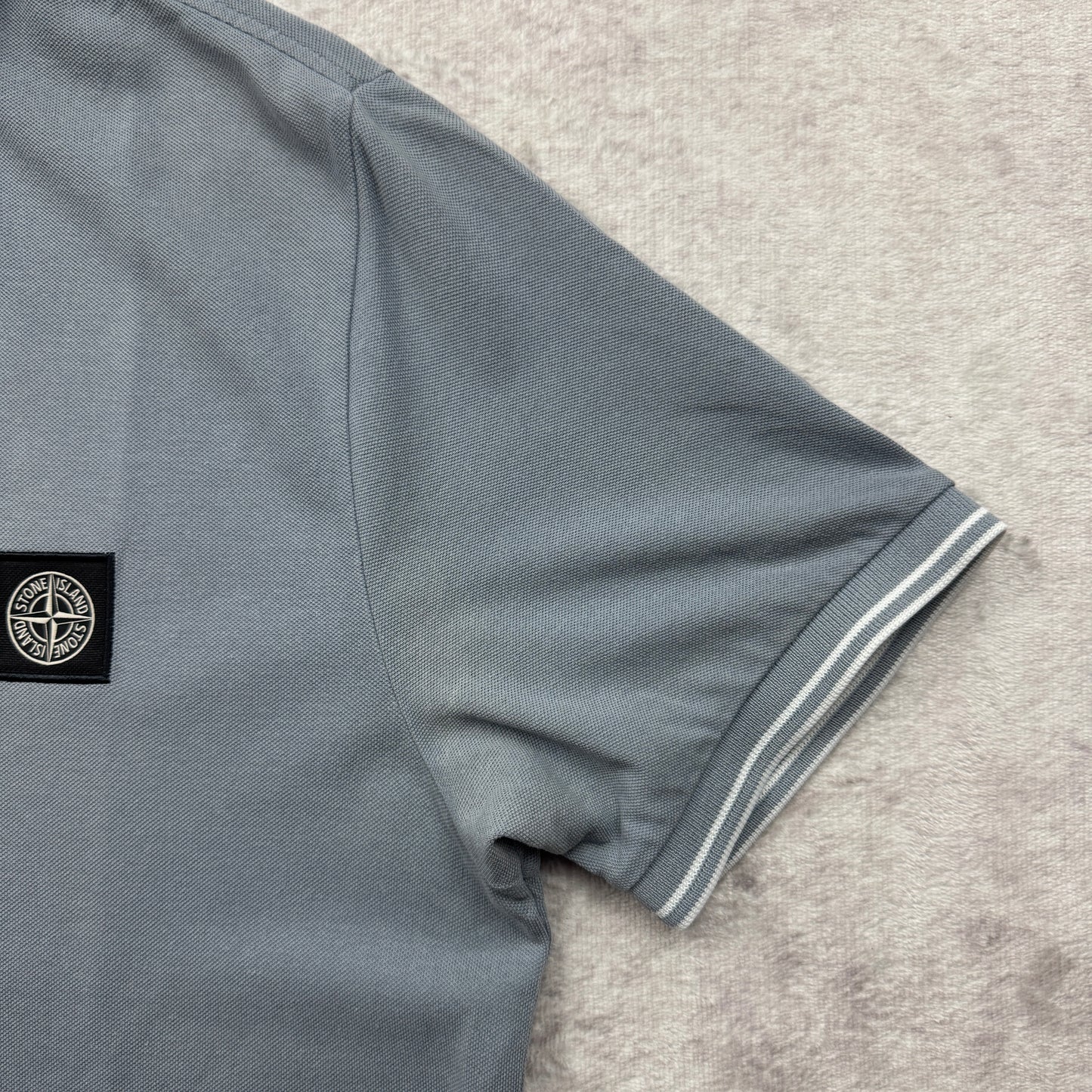 Stone Island Patch Tipped Polo Shirt SS 2018