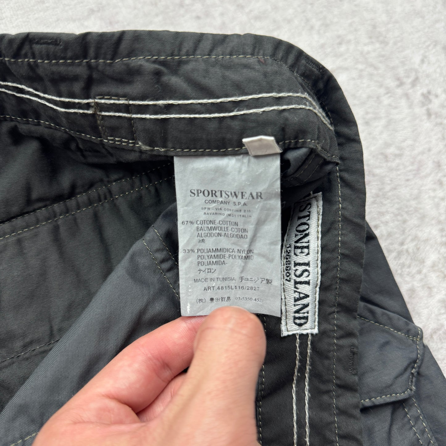 Vintage Stone Island Bermuda Shorts SS 2008