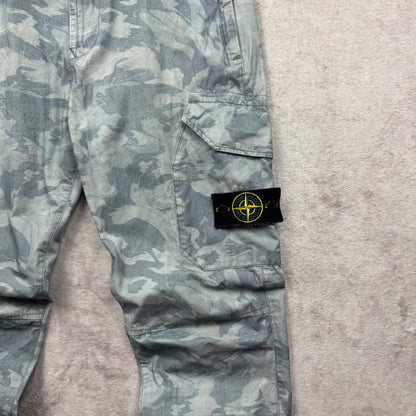 Stone Island Big Loom Camo Cargo Pants Type RE-T SS 2020
