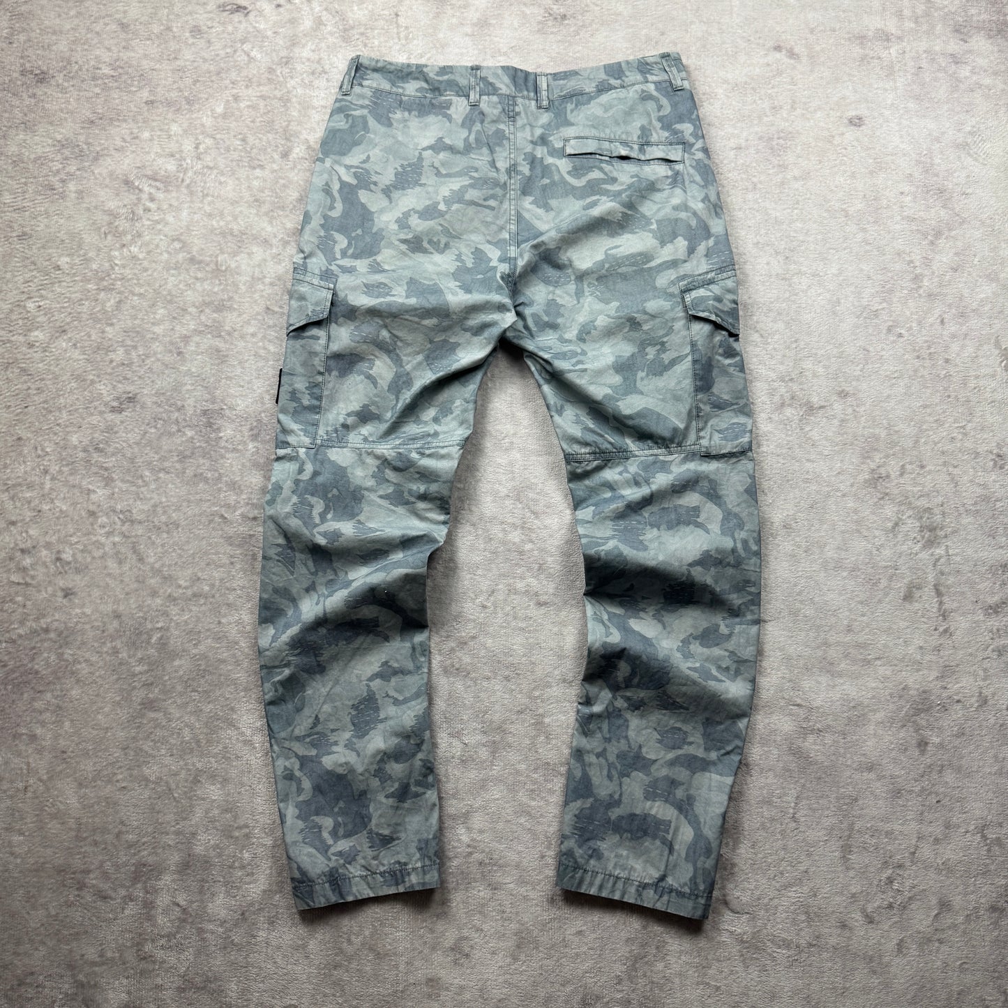 Stone Island Big Loom Camo Cargo Pants Type RE-T SS 2020