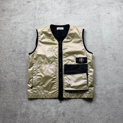 Stone Island Iridescent Coating Tela with Reflex Mat Vest AW 2018