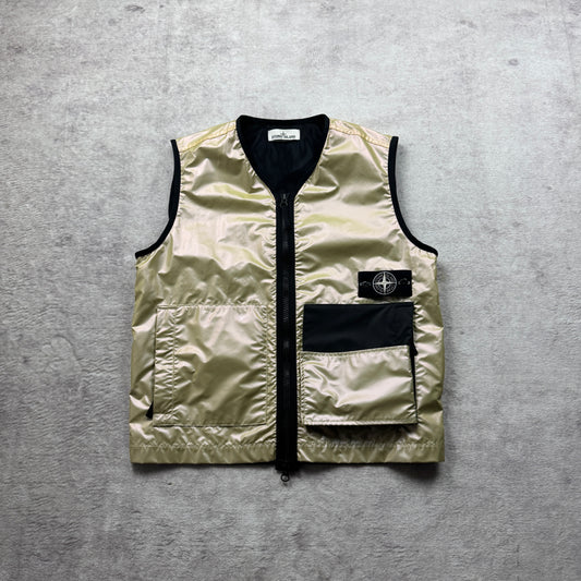 Stone Island Iridescent Coating Tela with Reflex Mat Vest AW 2018