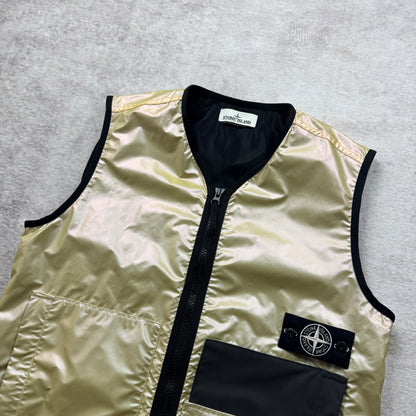 Stone Island Iridescent Coating Tela with Reflex Mat Vest AW 2018