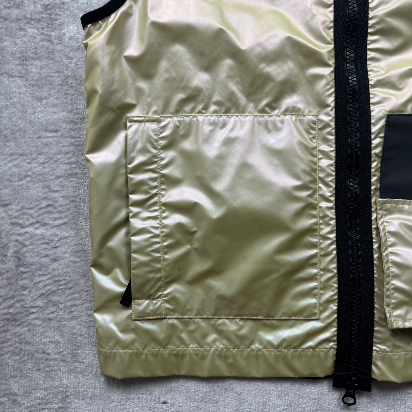 Stone Island Iridescent Coating Tela with Reflex Mat Vest AW 2018
