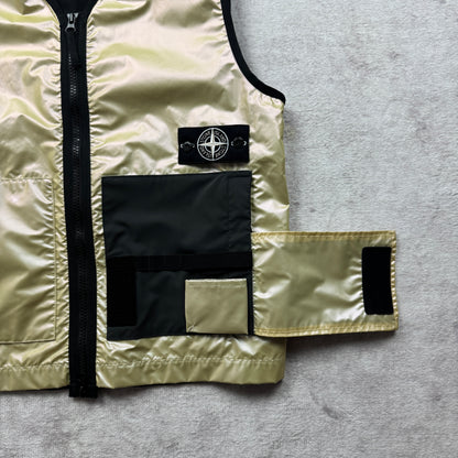Stone Island Iridescent Coating Tela with Reflex Mat Vest AW 2018