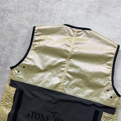 Stone Island Iridescent Coating Tela with Reflex Mat Vest AW 2018