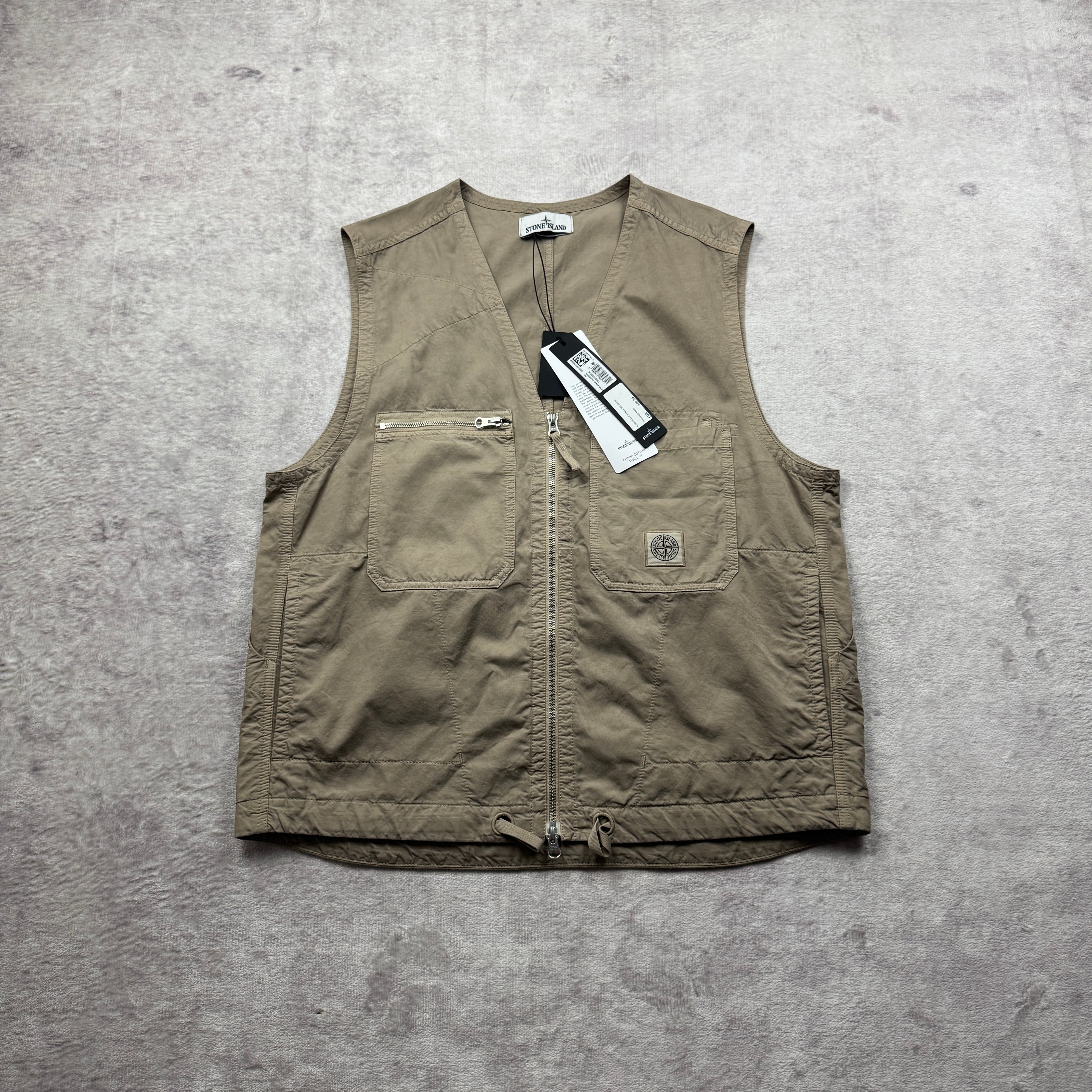 Stone Island Cupro Cotton Twill-TC Vest SS 2023 – MASSIMORA