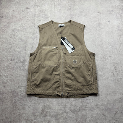 Stone Island Cupro Cotton Twill-TC Vest SS 2023
