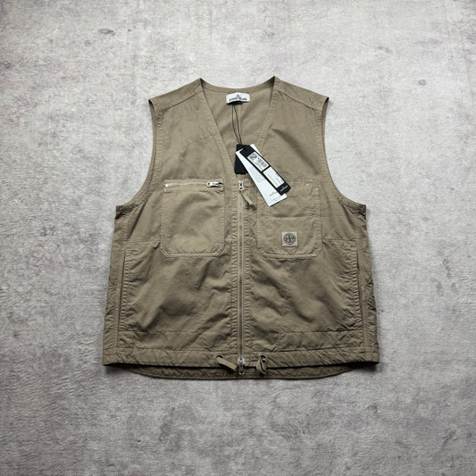 Stone Island Cupro Cotton Twill-TC Vest SS 2023