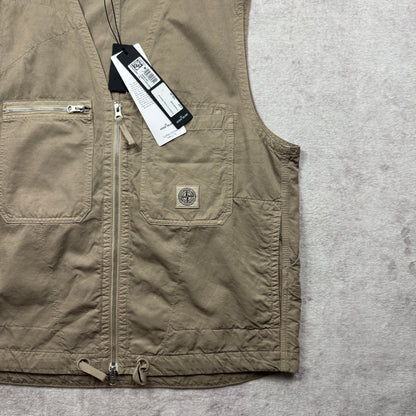 Stone Island Cupro Cotton Twill-TC Vest SS 2023