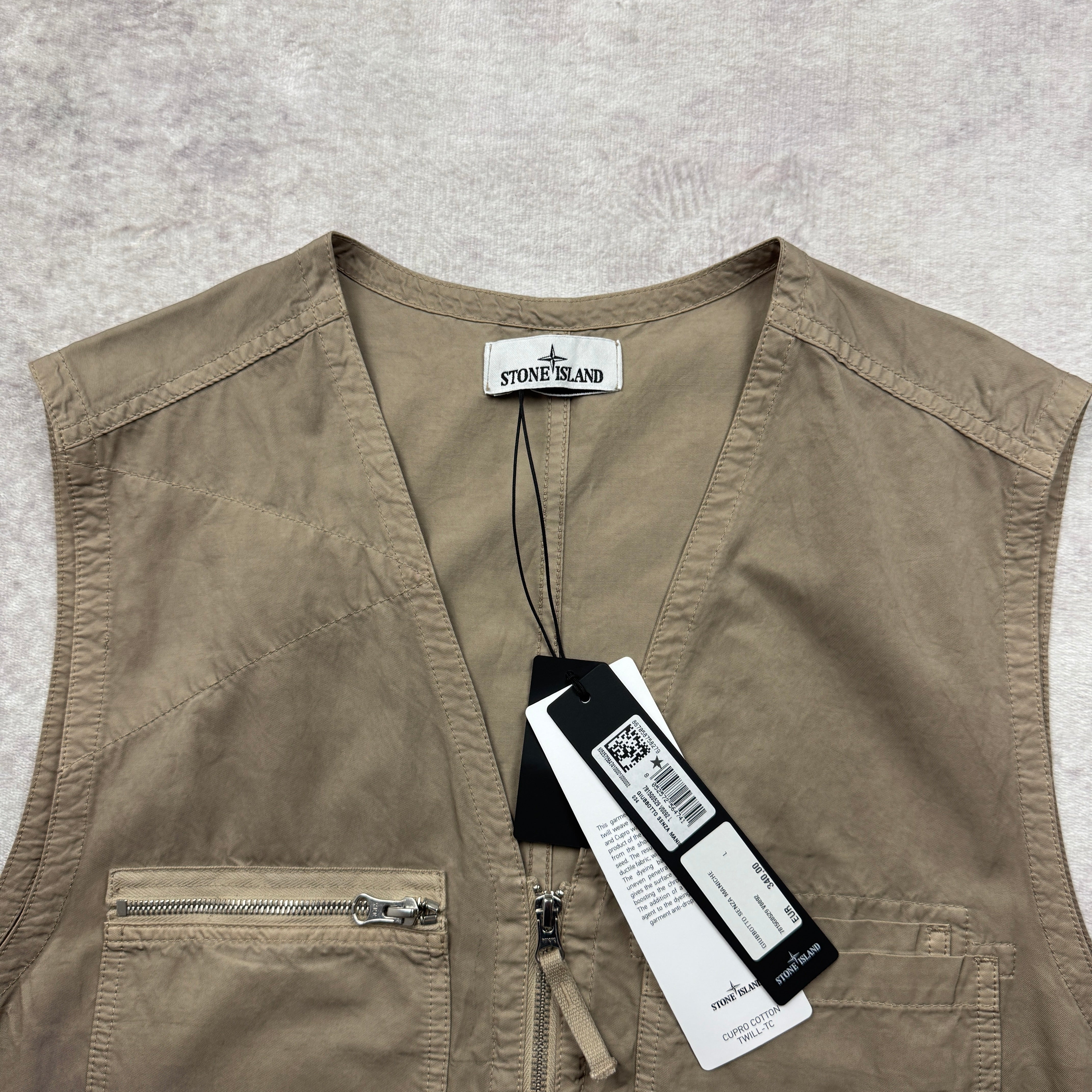 Stone Island Cupro Cotton Twill-TC Vest SS 2023 – MASSIMORA