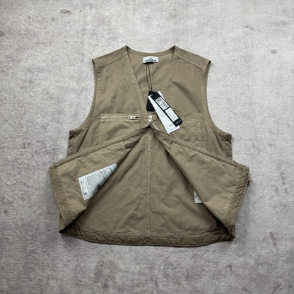 Stone Island Cupro Cotton Twill-TC Vest SS 2023
