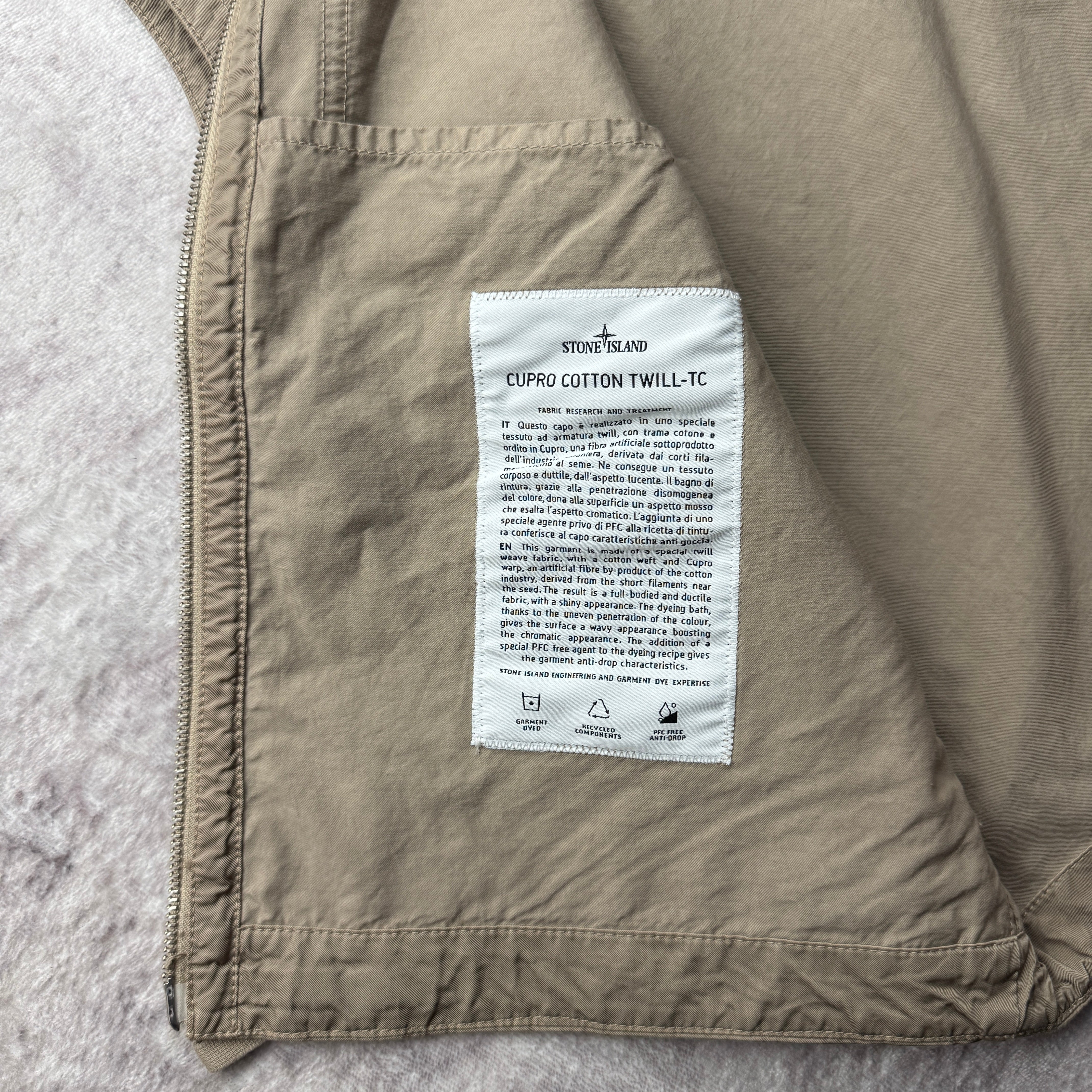 Stone Island Cupro Cotton Twill-TC Vest SS 2023 – MASSIMORA