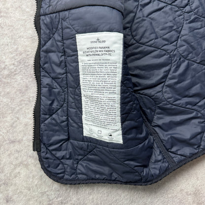 Stone Island Modified Panama 6/3 HT Nylon Mix Fabrics with Primaloft-Tc Vest AW 2021