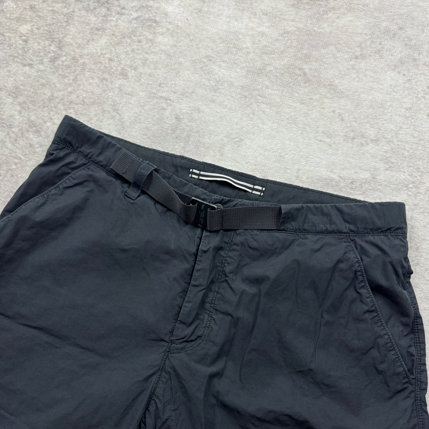 Stone Island Marina Cargo Shorts Leather Back Pocket SS 2015