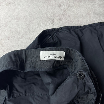Stone Island Marina Cargo Shorts Leather Back Pocket SS 2015