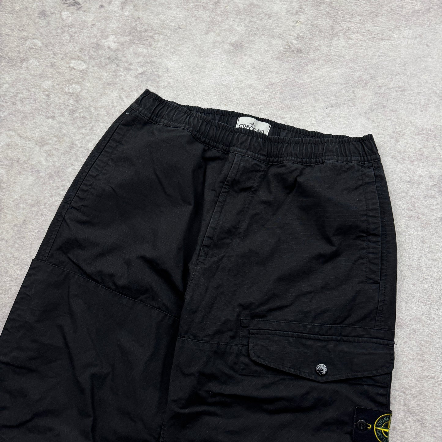 Stone Island Heavy Duty Cotton Ripstop Cargo Pants Type LO AW 2023