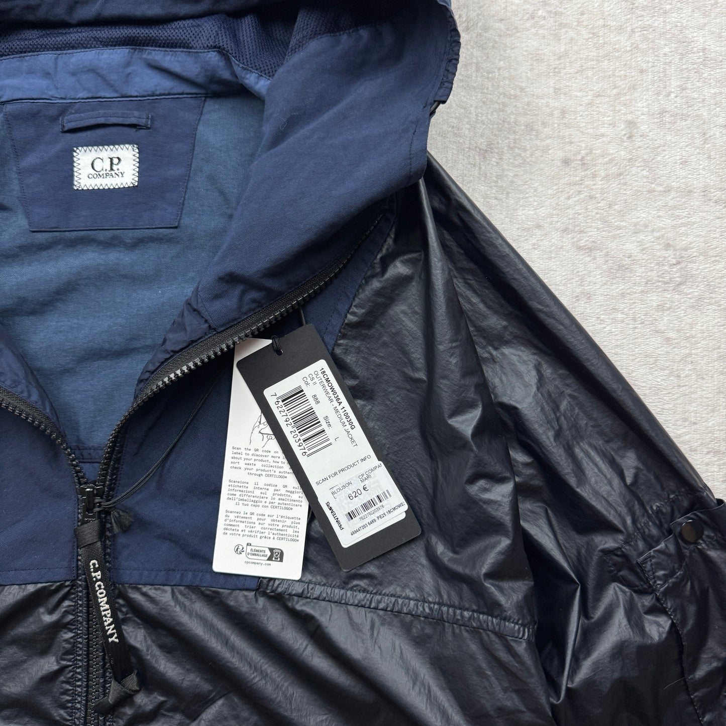 C.P. Company CS II Mixed Hooded Lens Jacket FS 2025