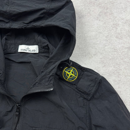 Stone Island Nylon Metal Hooded Overshirt Shoulder Badge SS 2021