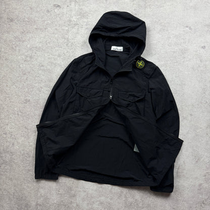 Stone Island Nylon Metal Hooded Overshirt Shoulder Badge SS 2021