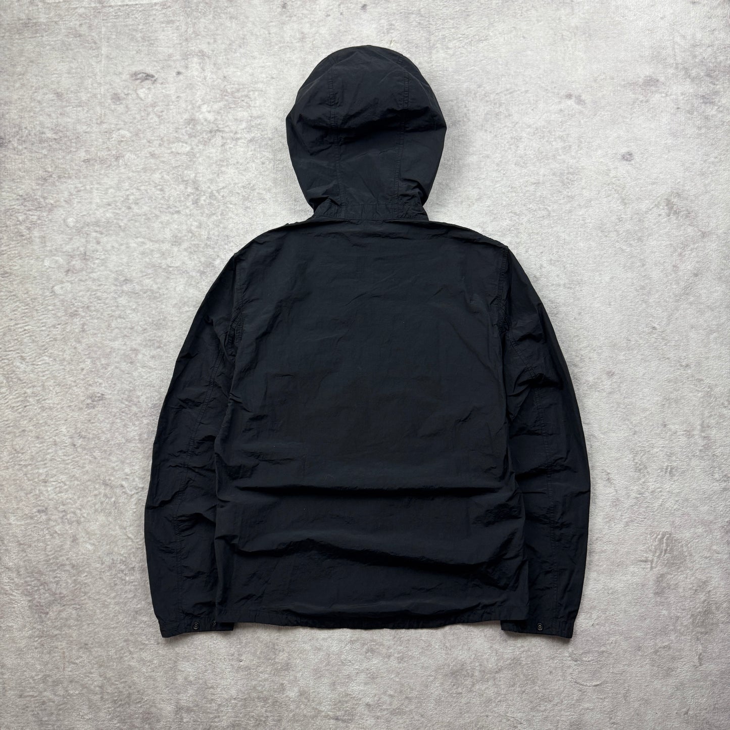 Stone Island Nylon Metal Hooded Overshirt Shoulder Badge SS 2021